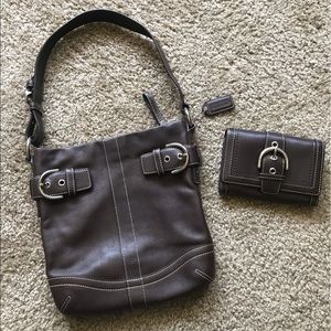 Coach purse and wallet